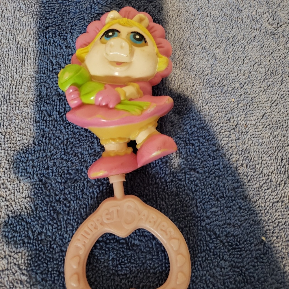 Vintage 1989 Remco Baby Muppets Babies Clutch Ratt